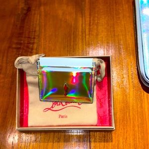 Christian Louboutin Kios Specchio Laser/Metal Wallet